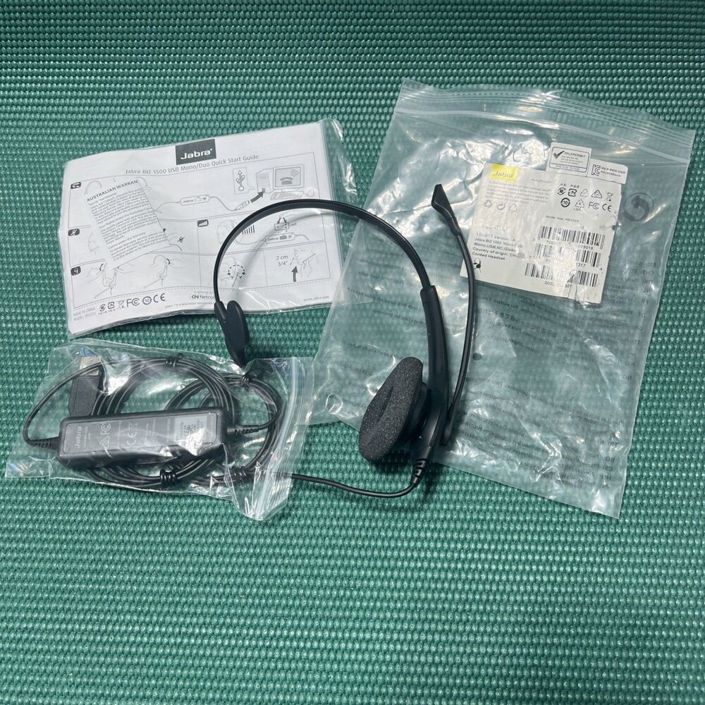 Jabra Biz 1500 Duo Professional HSC024 Wired Headset #1559-0159